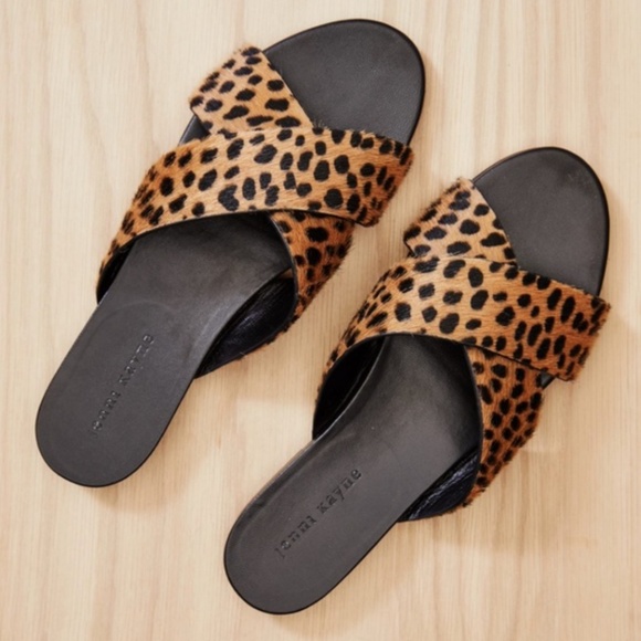 Jenni Kayne Shoes - NEW JENNI KAYNE  Pony Hair Crossover Sandal